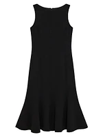 Sleeveless Mermaid Midi-Dress