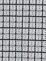 Grid A-Line Minidress