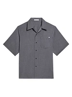 Boxy-Fit Wool Shirt