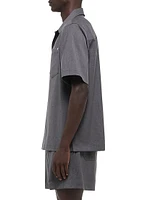 Boxy-Fit Wool Shirt