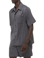 Boxy-Fit Wool Shirt