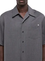 Boxy-Fit Wool Shirt