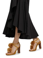 Sabina Ruffled Cotton-Blend Midi-Skirt