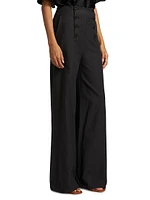 Yalena Wide-Leg Sailor Pants