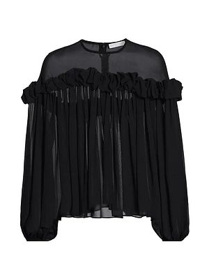 Peggy Silk Georgette Blouse