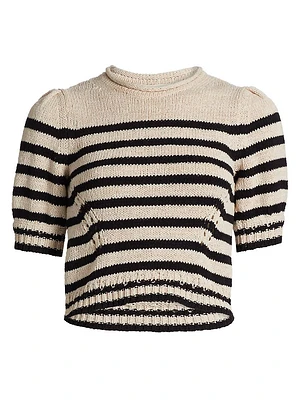 Pia Striped Knit Top