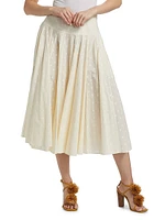 Luisa A-Line Midi-Skirt