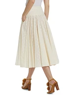 Luisa A-Line Midi-Skirt