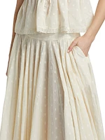 Luisa A-Line Midi-Skirt