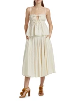 Luisa A-Line Midi-Skirt