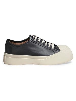 45MM Leather Low-Top Platform Sneakers