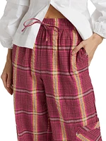 Harrison Plaid Cargo Trousers
