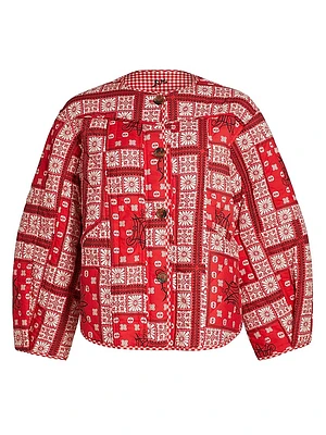 Macy Reversible Cotton Quilted Jacket