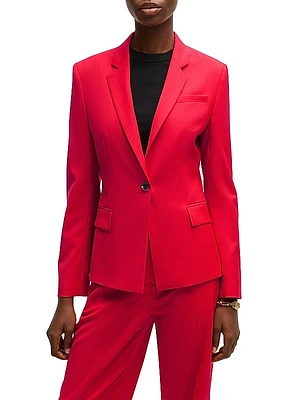 Slim-Fit Blazer in Wool