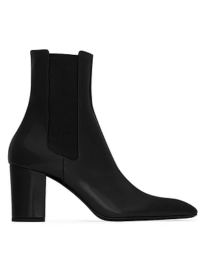 Betty Chelsea Boots Glazed Leather