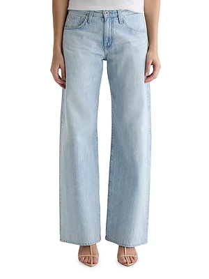 Adria Low-Rise Wide-Leg Jeans
