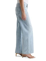 Adria Low-Rise Wide-Leg Jeans