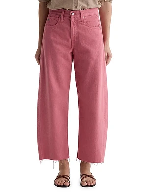 Hattie High-Rise Crop Barrel-Fit Jeans