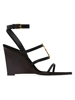 Cassandra Wedges Smooth Leather