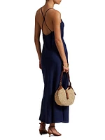 Linen A-Line Maxi Dress