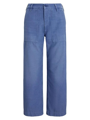 The Ricky Cotton Wide-Leg Crop Pants