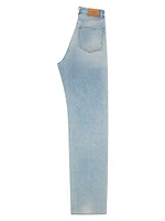 V-Waist Long Baggy Jeans