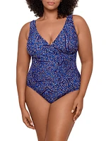 Plus Spotlight Oceanus One-Piece Swimsuit