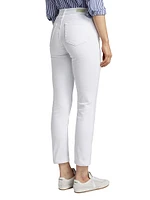 Mari Mid-Rise Slim-Straight Jeans