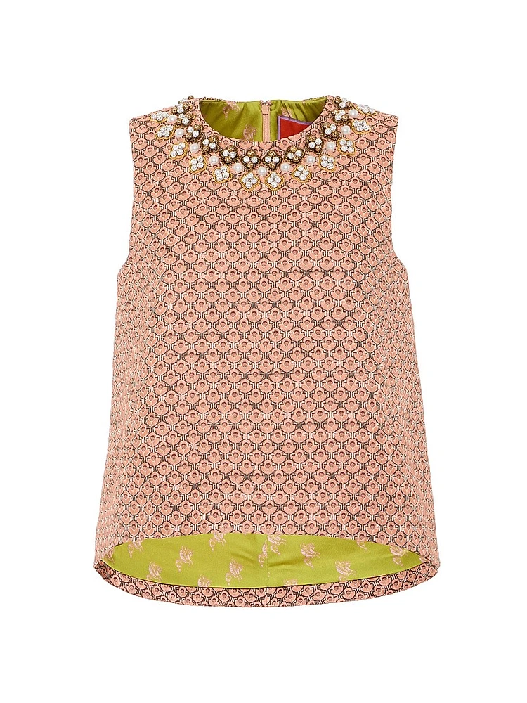 La Scala Top Embroidered