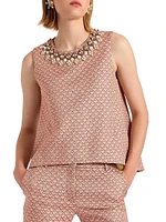 La Scala Top Embroidered