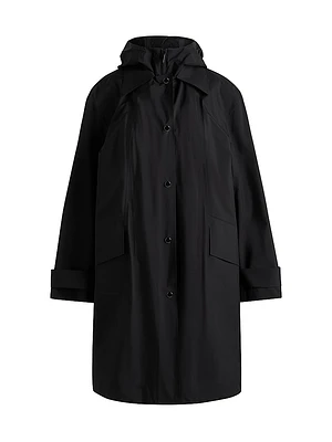 Water-Repellent Jacket with Detachable Fleece Inner