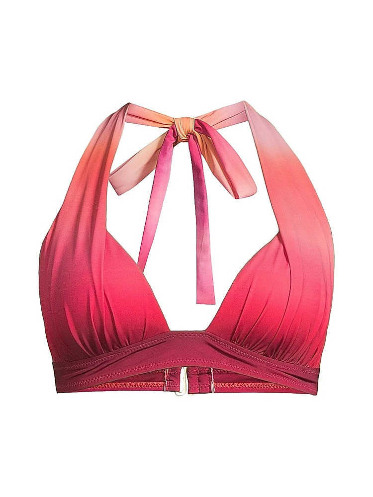 Rubie Shibori Print Bikini Top