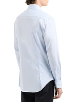 Popeline Stretch Cotton-Blend Shirt