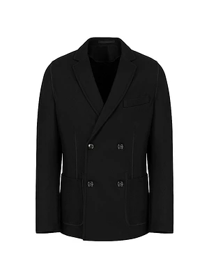 Cashmere Double-Breasted Sport Coat