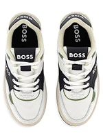 Little Boy's & Logo Low-Top Sneakers