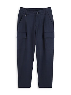 Little Boy's & Straight-Leg Cargo Trousers