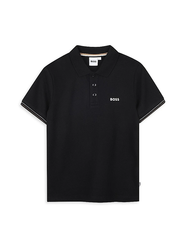 Little Boy's Logo Polo Shirt