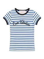 Striped Jersey Cotton T-Shirt