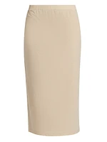 Cotton Midi-Skirt