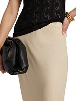Cotton Midi-Skirt