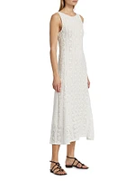Lace Sleeveless Midi-Dress