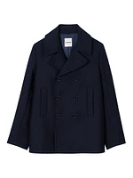 Wool Blend Peacoat