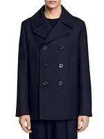 Wool Blend Peacoat