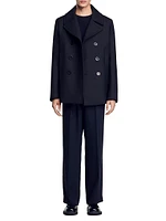 Wool Blend Peacoat