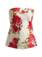 Prima Silk Strapless Top