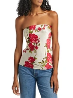 Prima Silk Strapless Top