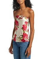 Prima Silk Strapless Top