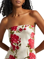 Prima Silk Strapless Top