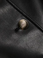 Camen Faux-Leather Vest