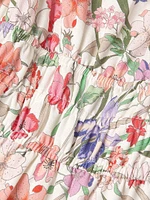 Haisley Floral Ladder-Trim Dress